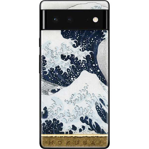 Hokusai The Great Wave off Kanagawa Google Pixel 6 Skin